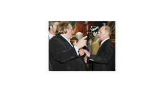 Čerstvý Rus Depardieu obdivoval Putinovu demokraciu