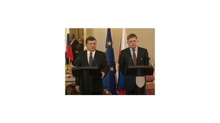 TB R. Fica a J. M. Barrosa po podpise memoranda o reverznom toku plynu na Ukrajinu