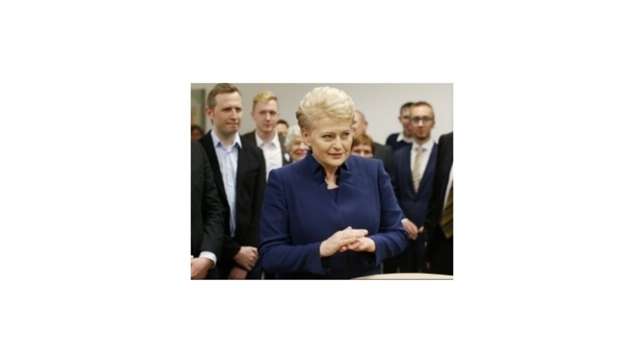 V prvom kole litovských prezidentských volieb vyhrala Dalia Grybauskaite