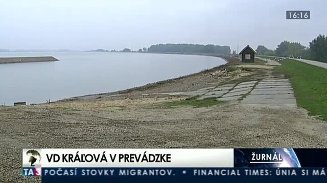 Vodnú nádrž Kráľová zrekonštruovali, pomôže pred veľkou vodou