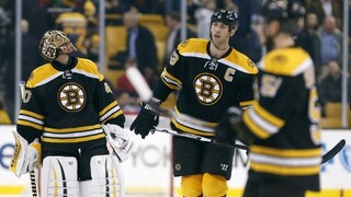 Chára spečatil triumf Bostonu, Halák musel striedať