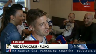 Očakávania fanúšikov pred zápasom s Ruskom sú optimistické