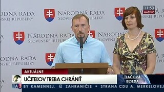 TB poslancov OĽaNO-NOVA o chránení učiteľov