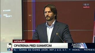 TB R. Kaliňáka o bezpečnostných opatreniach počas summitu v Bratislave