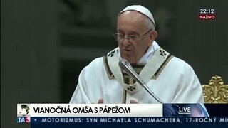 Slávnosť Narodenia Pána z Baziliky sv. Petra