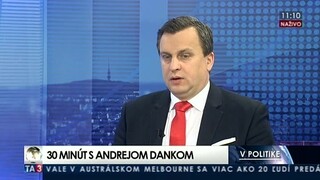 30 minút s Andrejom Dankom/ Riešenia kauzy energií/ Politické turbulencie/ Sporné rýchle cesty