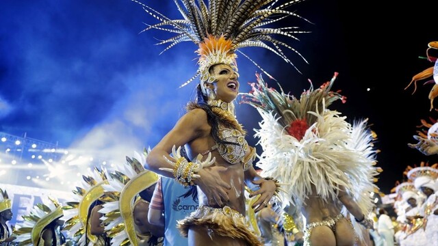 Rio de Janeiro Sao Paolo karneval tanečnice kostým 1140 px (SITA/AP)