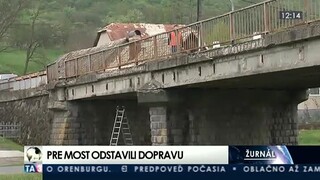 Most v Ladzanoch museli uzatvoriť, havarijný stav trvá už niekoľko rokov