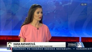 HOSŤ V ŠTÚDIU: H. Rapantová o AVON Pochode proti rakovine prsníka