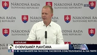 TB poslanca M. Beblavého o odvolaní ministra Plavčana