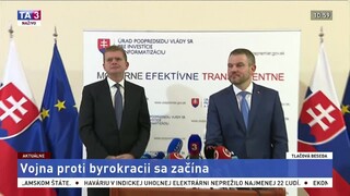 TB. P. Žigu a P. Pellegriniho o opatreniach proti byrokracii