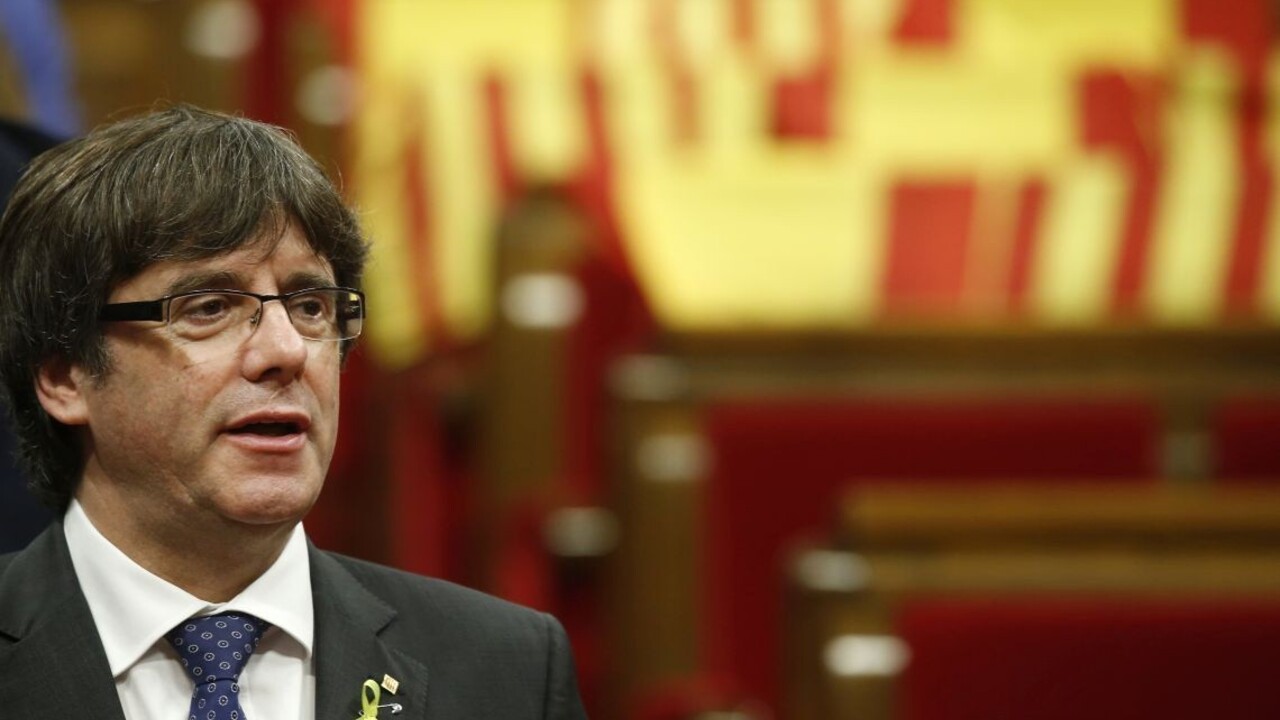 Puigdemont reaguje na väzbu exministrov: Bola to vážna chyba