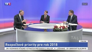 Nový podpredseda strany Smer-SD / Priority Smeru-SD po sneme v Martine / Rozpočtové priority pre rok 2018 / Daňové novinky v budúcom roku