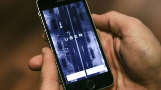 Uber aplikácia telefón mobil 1140 px ilu (SITA/AP)