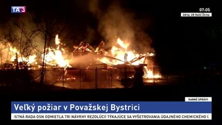 V Považskej Bystrici horela bývalá škola, zasahovali desiatky hasičov