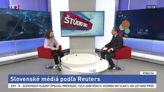 ŠTÚDIO TA3: S. Smith o výročnej správe Reuters
