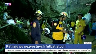 Záchranári pátrajú po mladých futbalistoch, uviazli v jaskyni