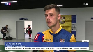 Dunajská Streda pred plným štadiónom remizovala s Dinamom Tbilisi