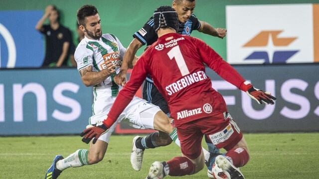 Slovan v Európskej lige končí, Rapid mu uštedril debakel