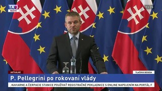 Brífing predsedu vlády P. Pellegriniho po rokovaní vlády