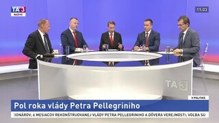 Ľudia pochodovali ulicami miest / Pol roka vlády Petra Pellegriniho / Polícia s novými pravidlami / Nezhody okolo Ústavného súdu