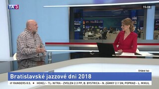 ŠTÚDIO TA3: P. Lipa o Bratislavských jazzových dňoch