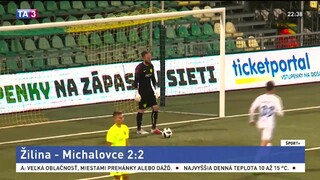 Žilina chcela predviesť herný progres, Michalovce však mali svoje plány