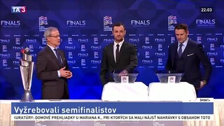 Žrebovali semifinalistov LN, Portugalci zabojujú proti Švajčiarom
