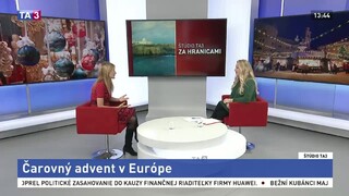 ŠTÚDIO TA3 Za hranicami: N. Fedorová o advente v Európe