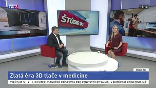 ŠTÚDIO TA3: J. Živčák o využití 3D tlače v medicíne