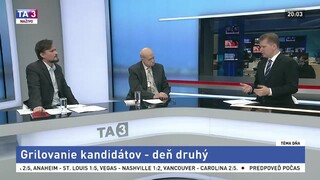 Grilovanie kandidátov – deň druhý