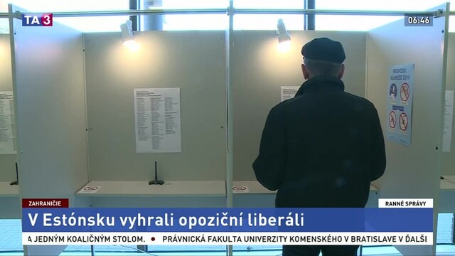 V Estónsku vyhrali opoziční liberáli, premohli stranu premiéra