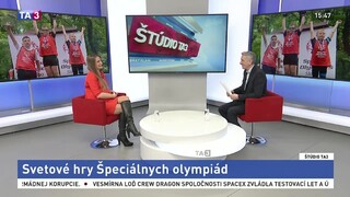 ŠTÚDIO TA3: D. Nestarcová o Svetových hrách Špeciálnych olympiád