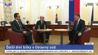 Ďalší diel bitky o Ústavný súd / Zmluva s USA
