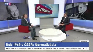 ŠTÚDIO TA3: Historik M. Macháček o normalizácii v ČSSR