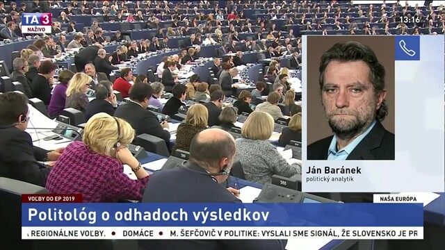 Politológ J. Baránek o odhadoch výsledkov volieb do EP