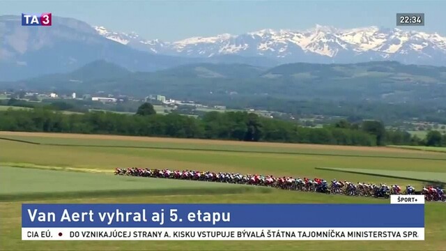 Froome je stále v nemocnici, víťazstvo si zopakoval Van Aert