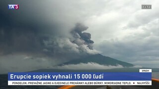 Erupcie sopiek v Tichomorí prinútili ľudí opustiť svoje domovy