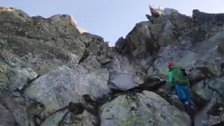 Časť tatranského vrcholu sa mala zrútiť, turisti natočili video
