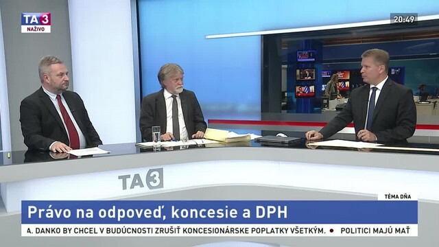 Právo na odpoveď, koncesie a DPH