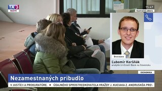 Analytik Ľ. Koršňák o zvyšujúcej sa nezamestnanosti
