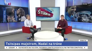 ŠTÚDIO TA3: I. Moška o tenisovom úspechu Tsitsipasa
