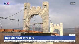 Na Šariši budujú novú atrakciu, pripomínať má stredovekú stavbu