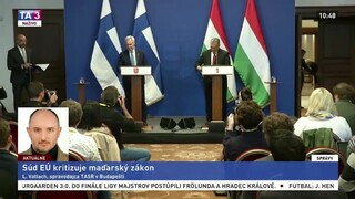 Spravodajca L. Vallach o spore Maďarska s Bruselom
