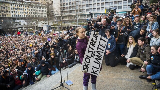 Greta opäť protestovala. Nevidím žiadne činy, odkázala politikom