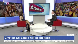 ŠTÚDIO TA3: Veľvyslankyňa S. Sirisena o Srí Lanke