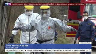 Zber vzoriek v osade