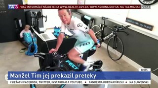 Aj virtuálne preteky sú rizikové, triatlonistke prekazil preteky manžel
