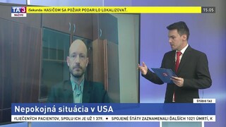 ŠTÚDIO TA3: Amerikanista J. Lepš o rasových nepokojoch v USA