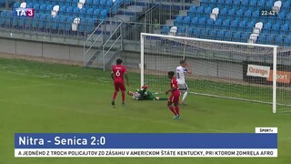 Nitra napriek napätiu v klube vyhrala, skóre otvoril sporný gól
